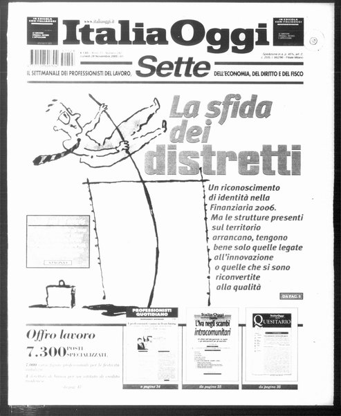 Italia oggi : quotidiano di economia finanza e politica